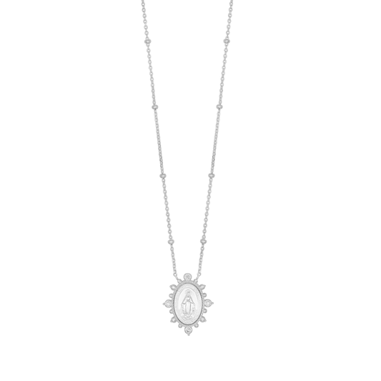 MIRACULOUS MEDAL NECKLACE - SILVER
