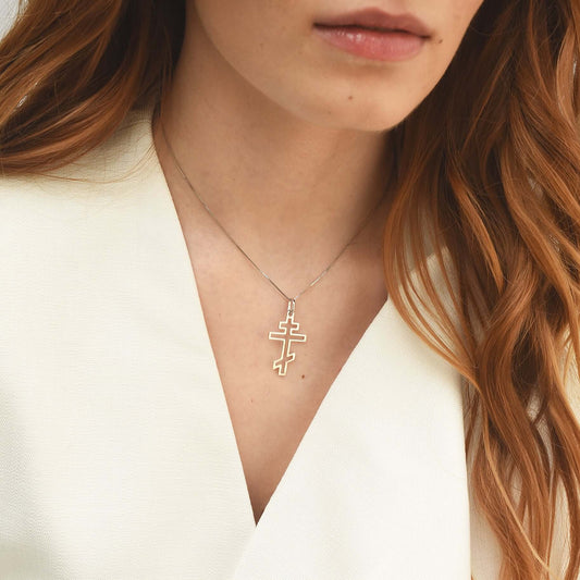 ORTHODOX - CROSS PENDANT - SILVER