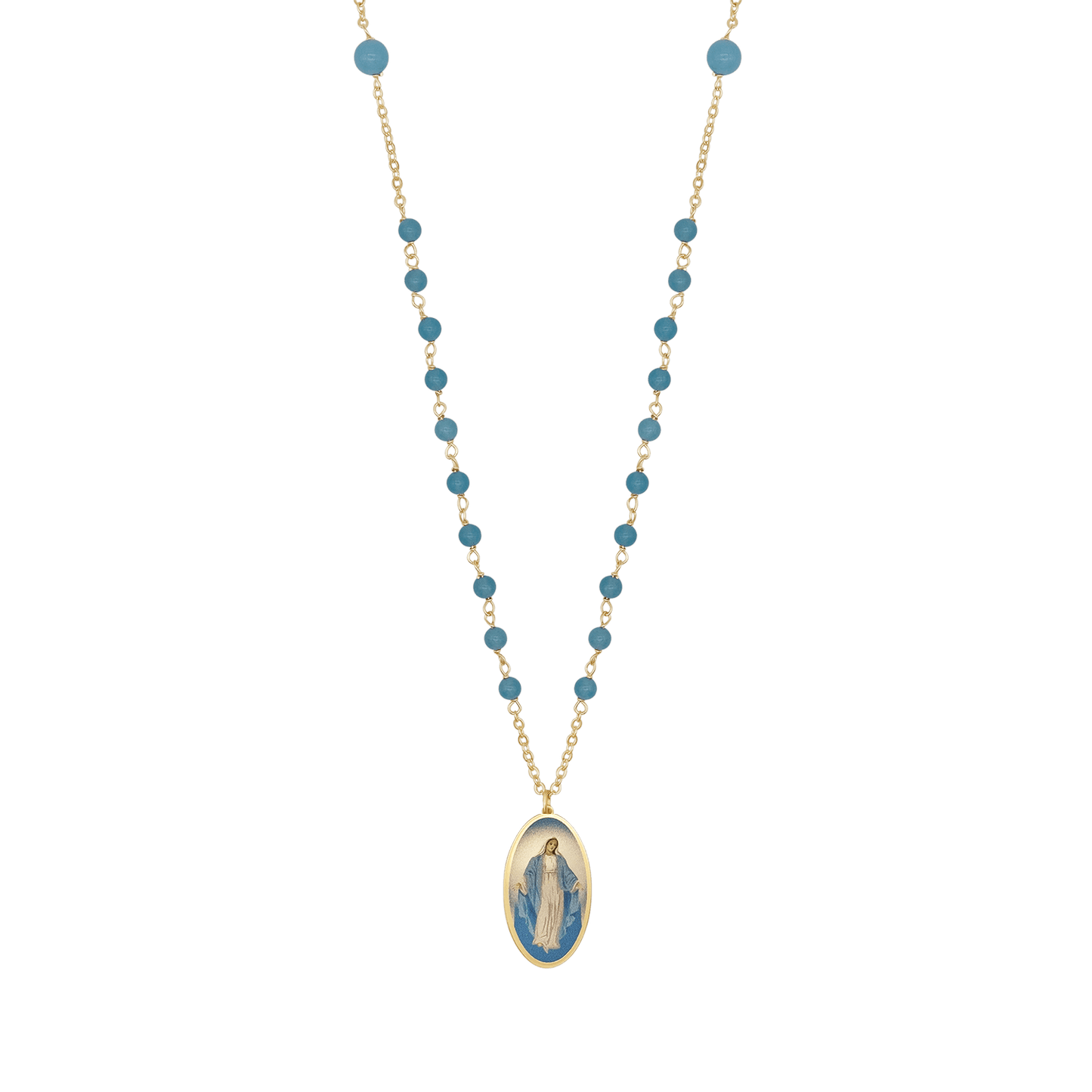 MIRACULOUS MEDAILLE - BEADED KETTING