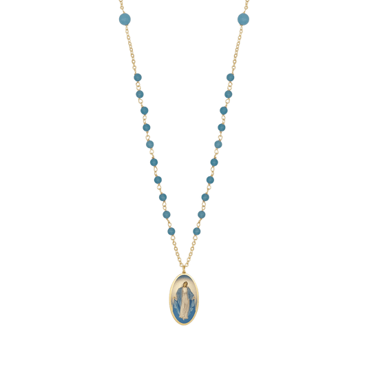 MIRACULOUS MEDAILLE - BEADED KETTING