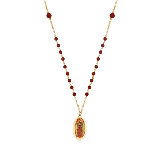 OUR LADY OF GUADALUPE - BEADED NECKLACE