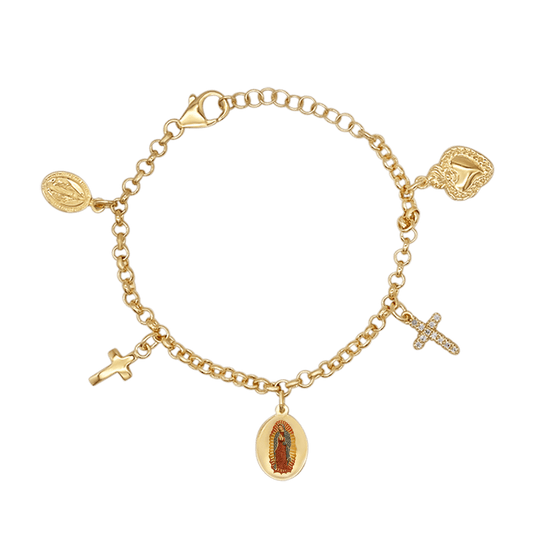 OUR LADY OF GUADALUPE - CHARMS BRACELET