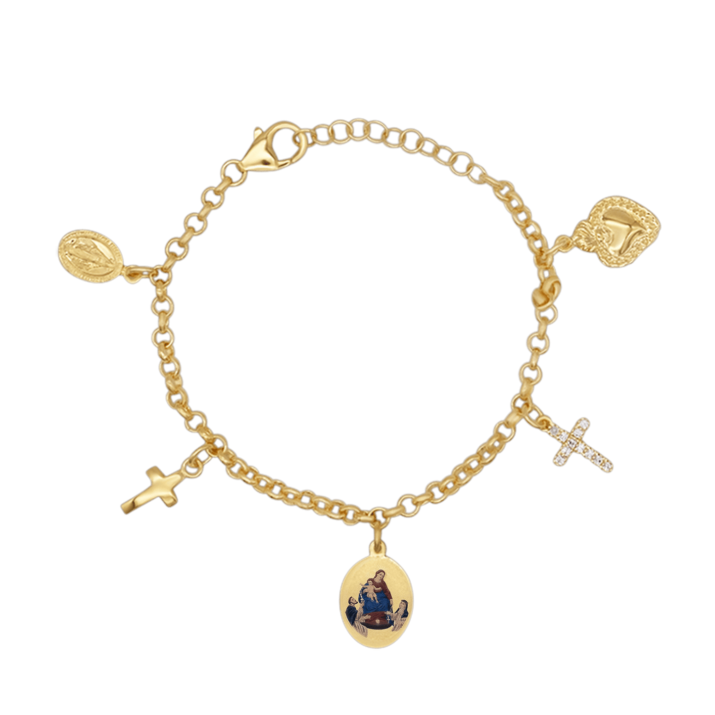 OUR LADY OF POMPEII - CHARMS ARMBAND