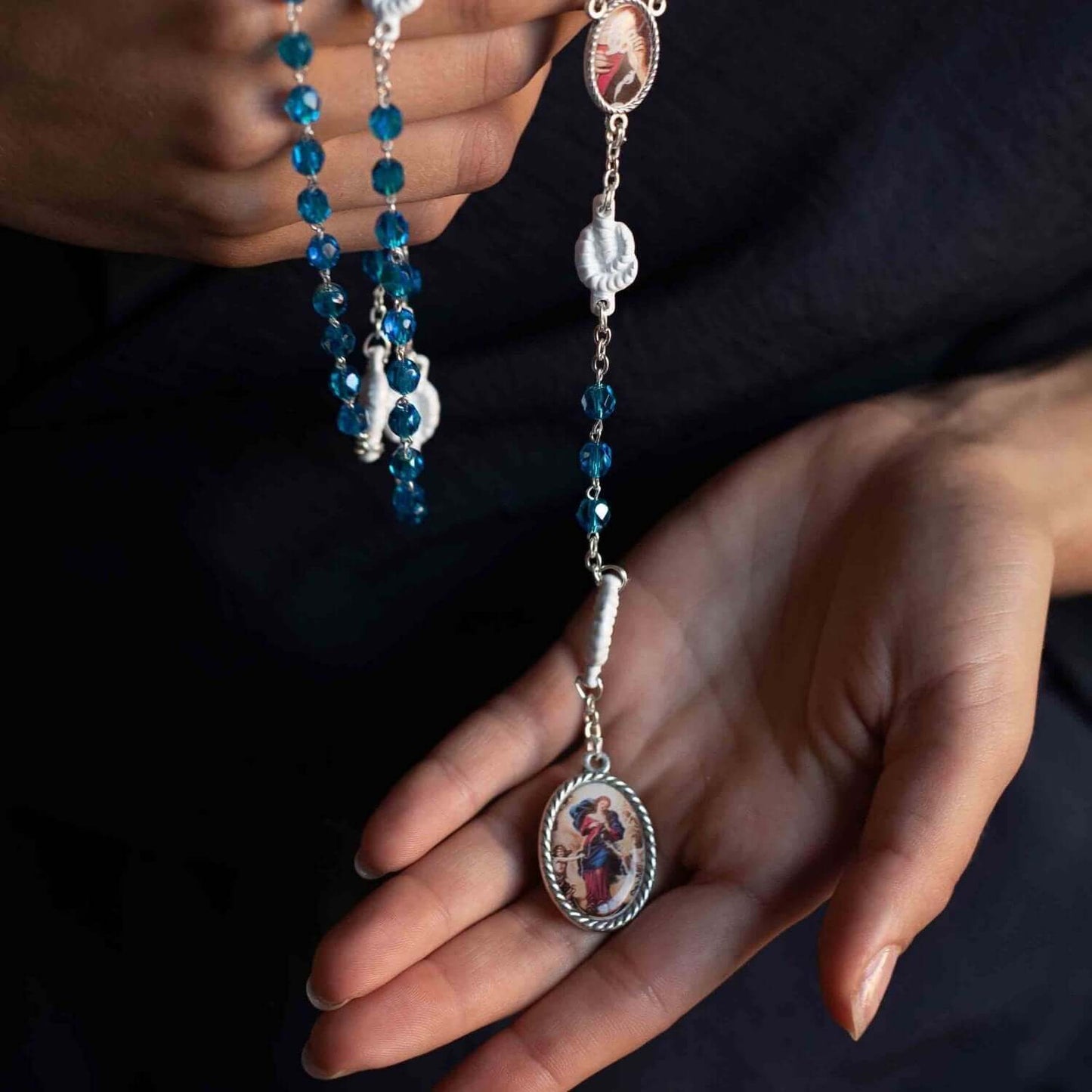 MARY UNDOER OF KNOTS - CHAPLET - METAL