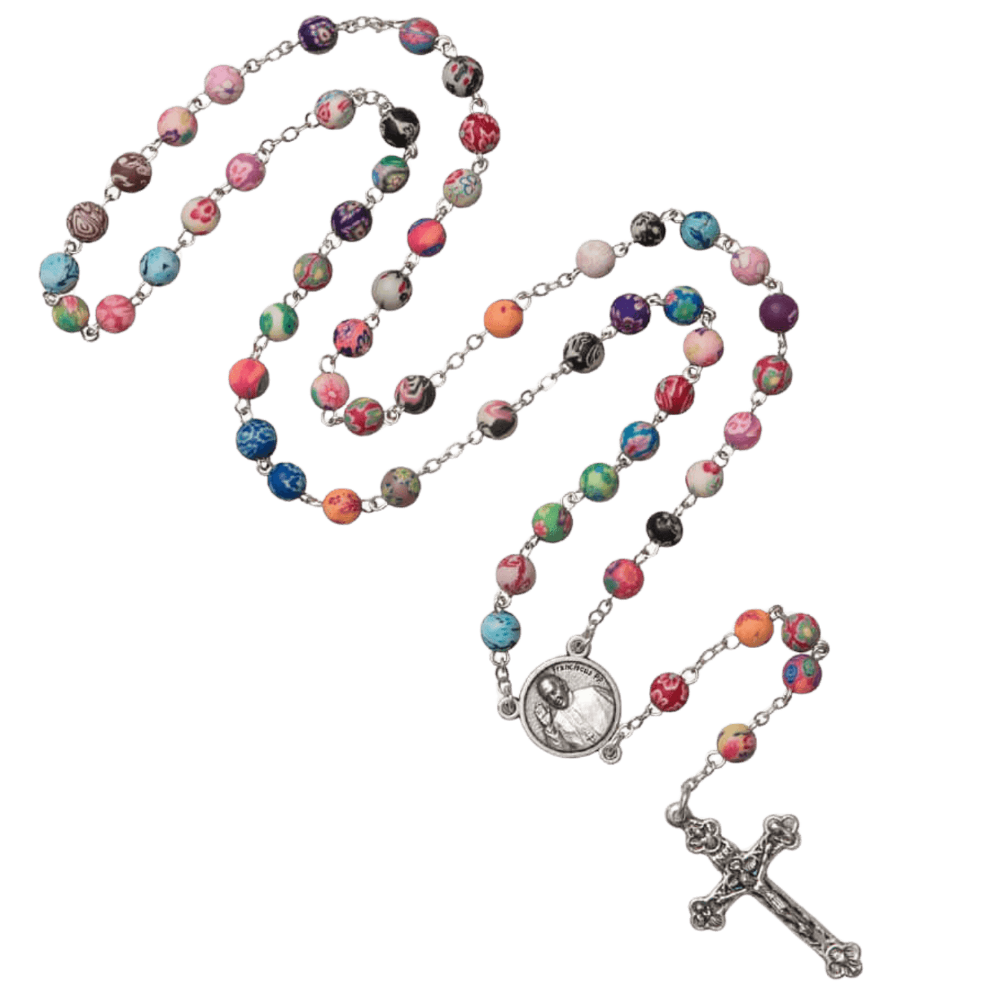 POPE FRANCIS - ROSARY - METAL