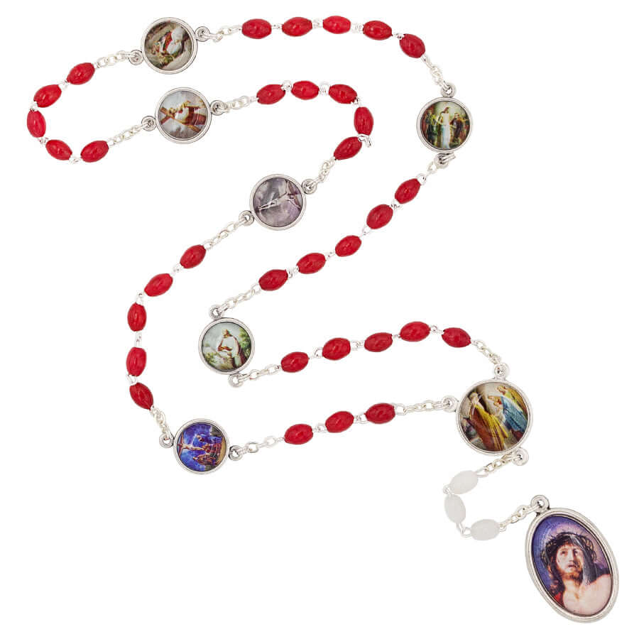 PRECIOUS BLOOD - CHAPLET - METAL