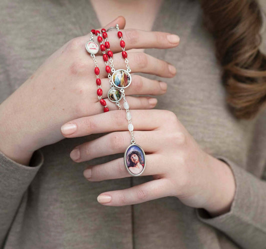 PRECIOUS BLOOD - CHAPLET - METAL