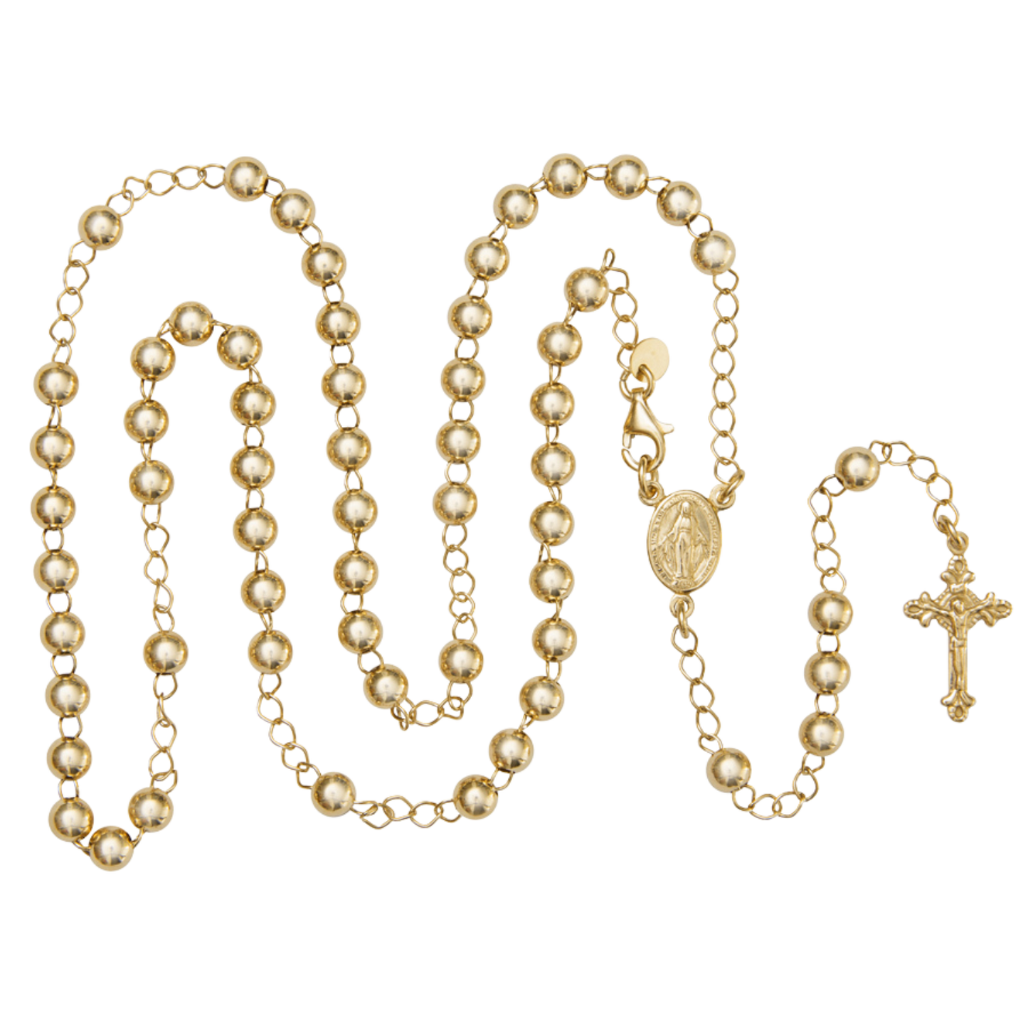 ROZENKRANS KETTING  - VERMEIL ZILVER