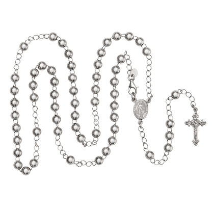 ROZENKRANS KETTING  - ZILVER