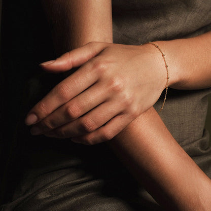 ROSARY BRACELET - VERMEIL SILVER