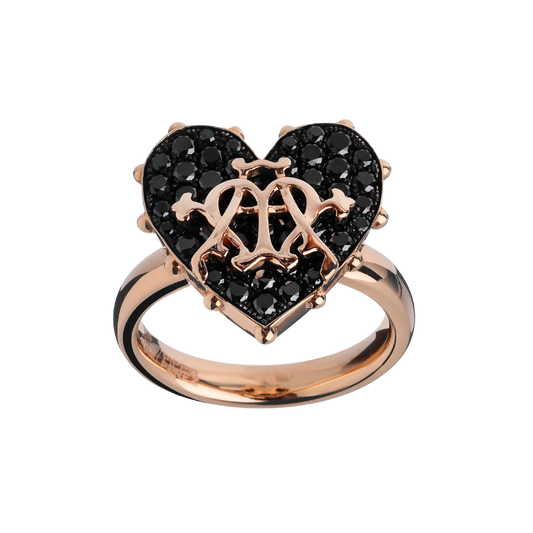 CATHOLIC RING - GOLD AND DIAMONDS