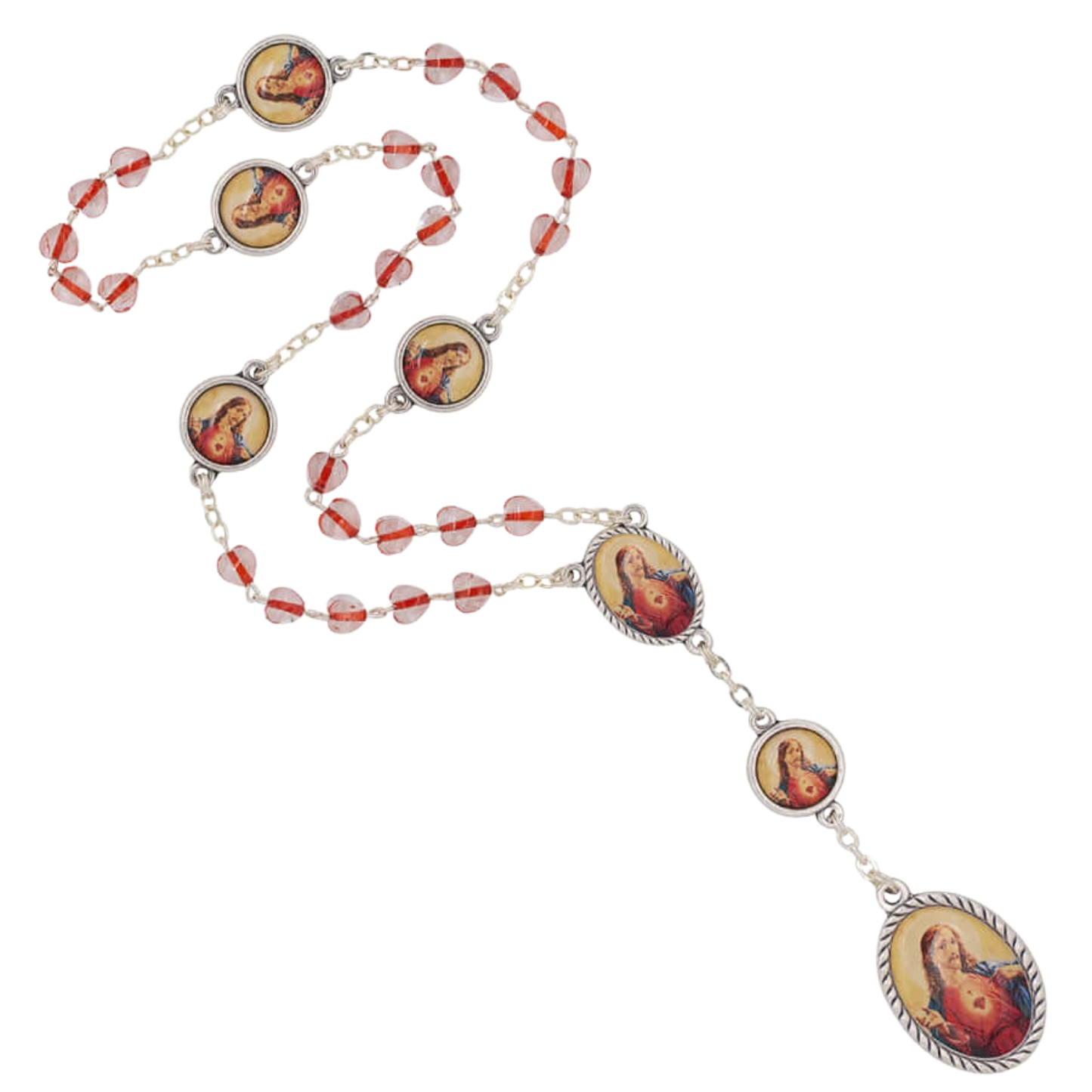 SACRED HEART OF JESUS - CHAPLET - METAL