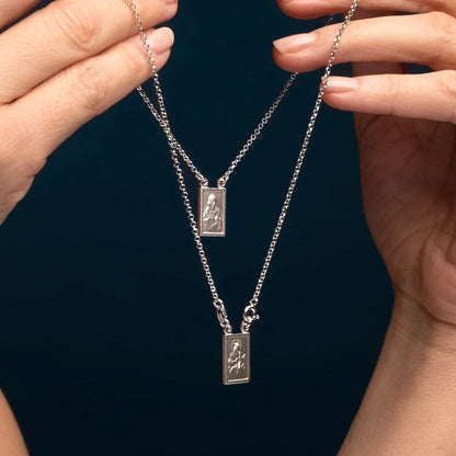 SCAPULAR KETTING - ZILVER