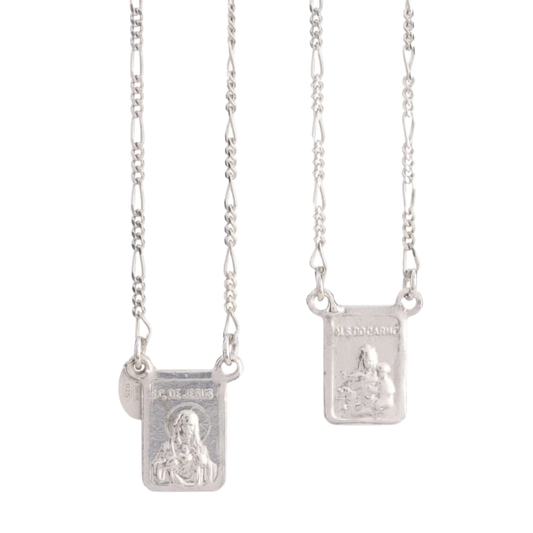 SCAPULAR KETTING - ZILVER