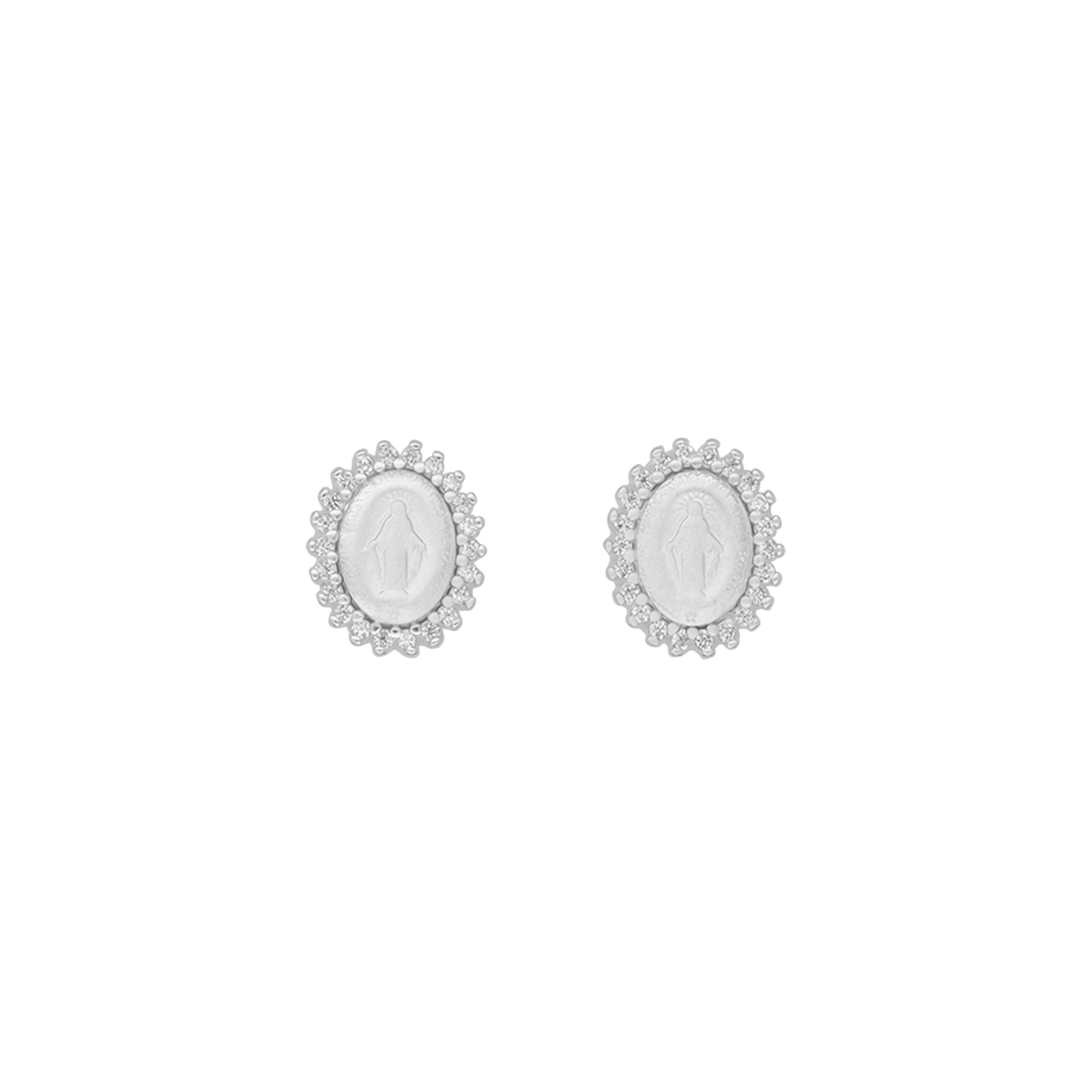 MIRACULOUS MEDAILLE - EARRINGS - ZILVER