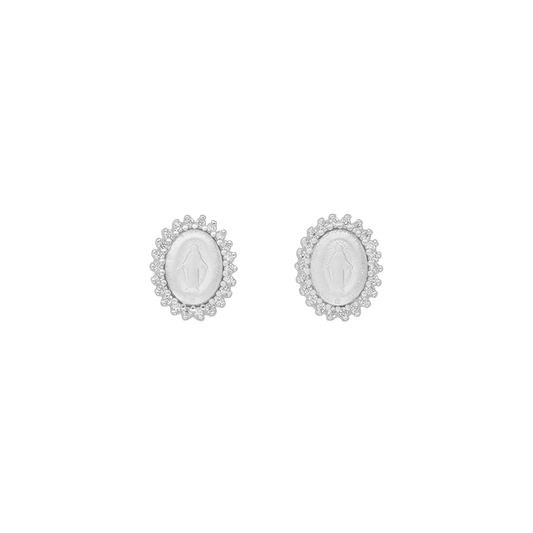 MIRACULOUS MEDAILLE - EARRINGS - ZILVER
