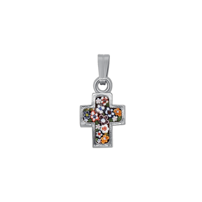 KRUIS HANGER - MICROMOSAIC JEWELRY - METAAL