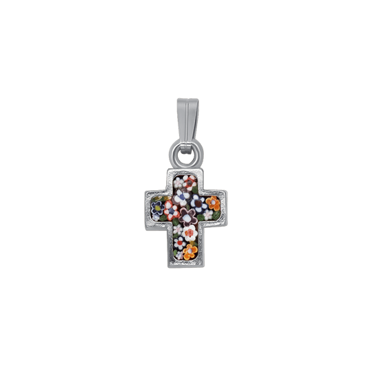 KRUIS HANGER - MICROMOSAIC JEWELRY - METAAL