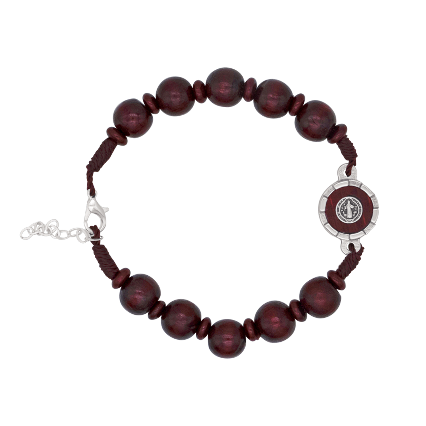 ST BENEDICT - LARGE ROZENKRANS ARMBAND - RED