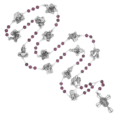 STATIONS OF THE CROSS - ROSARY - METAL
