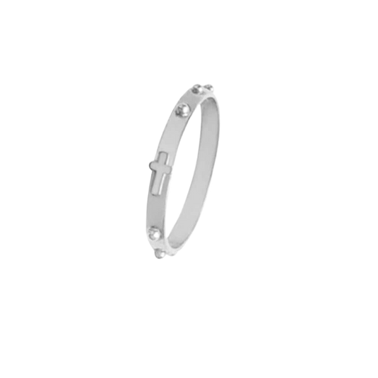 ROSARY RING - SILVER