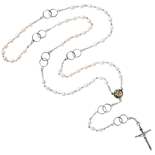 MARRIAGE - PEARL WEDDING ROZENKRANS - ZILVER