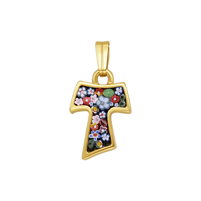 TAU HANGER - MICROMOSAIC JEWELRY - GOUDEN METAAL