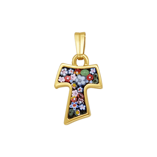 TAU HANGER - MICROMOSAIC JEWELRY - GOUDEN METAAL