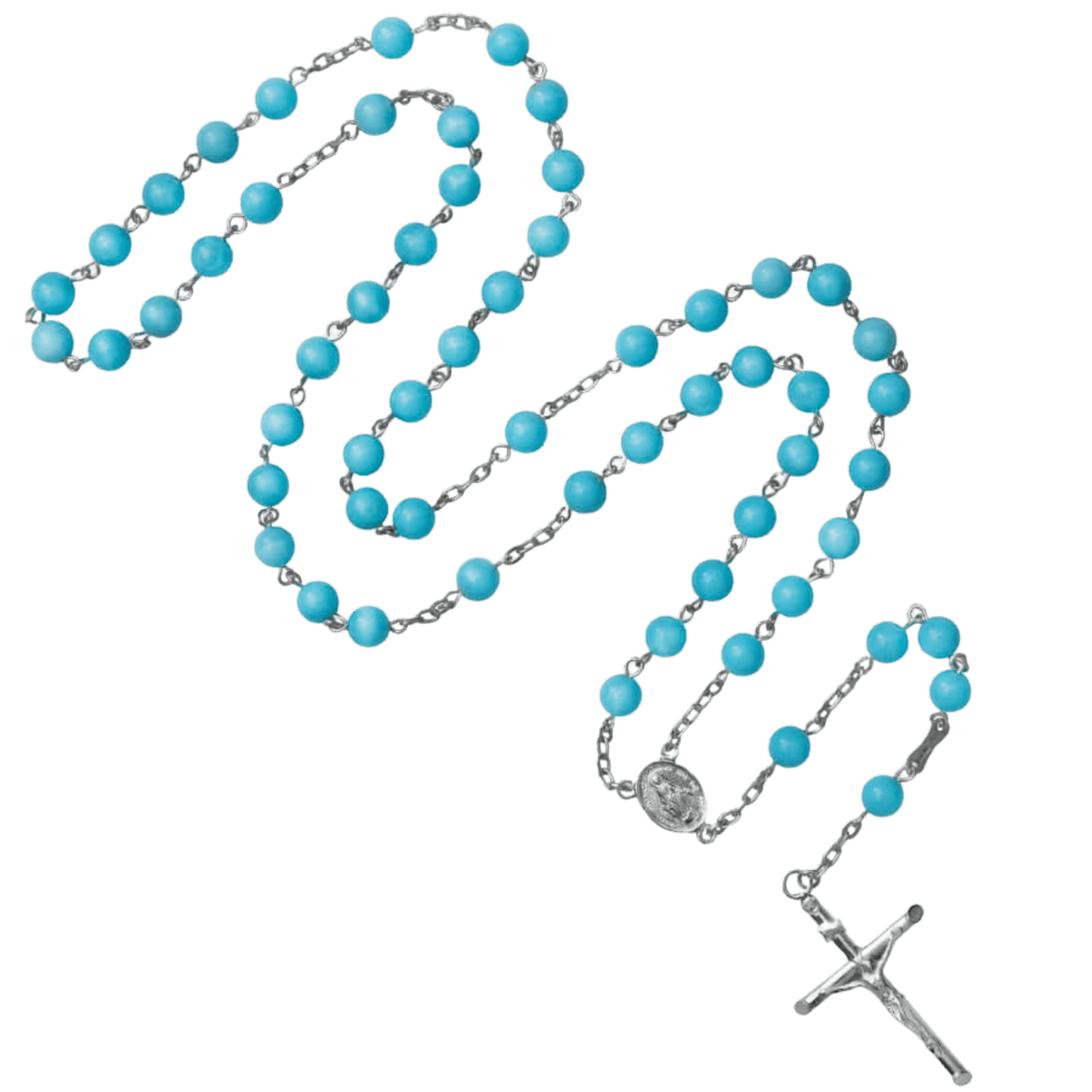 TURQUOISE ROZENKRANS - ZILVER