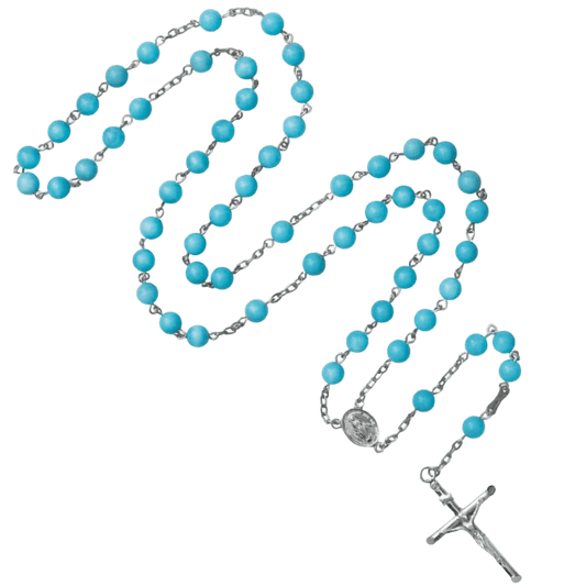 TURQUOISE ROZENKRANS - ZILVER