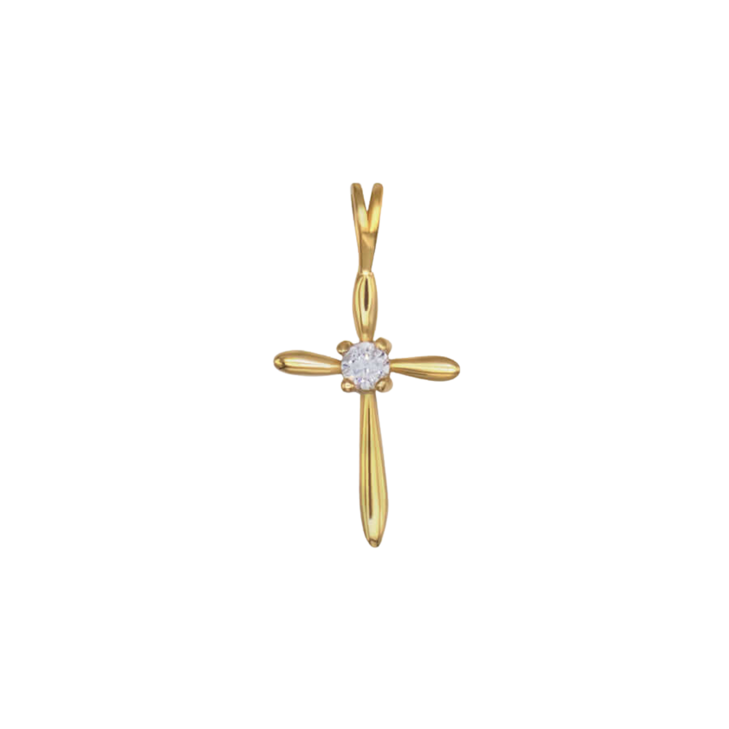 CROSS PENDANT - VERMEIL SILVER