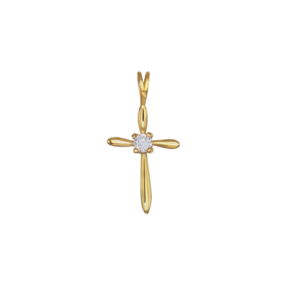 CROSS PENDANT - VERMEIL SILVER
