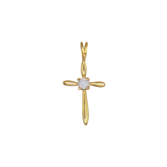 KRUIS HANGER - VERMEIL ZILVER