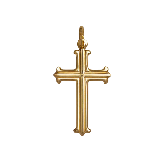 KRUIS HANGER - VERMEIL ZILVER